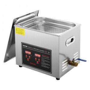 ultraheli puhastusmasin 10L 40kHz – Ultraheli puhastusmasin (10 L, 40 kHz, digitaalne juhtpaneel)