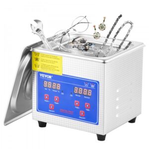 ultraheli puhastusmasin 1,3 L – Ultraheli Puhastusmasin (1,3 L, 40 kHz, Roostevaba Teras)