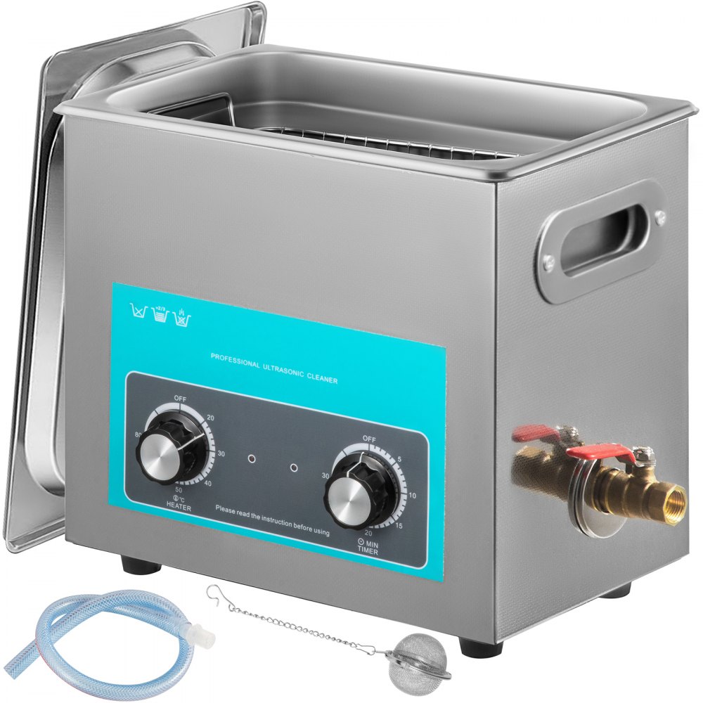 ultraheli puhastusmasin 6 L – Ultraheli puhastusmasin (6 L, 180 W, 40 kHz)