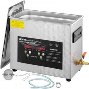 ultraheli puhastusmasin 6 L – Ultraheli Puhastusmasin (6 L, 400 W Kütteseade, 180 W Ultraheli)