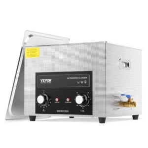 ultraheli puhastusseade 15 L – Ultraheli Puhastusseade Kütte, Taimeri Ja Korviga (15 L, 360 W, 0-110°C)