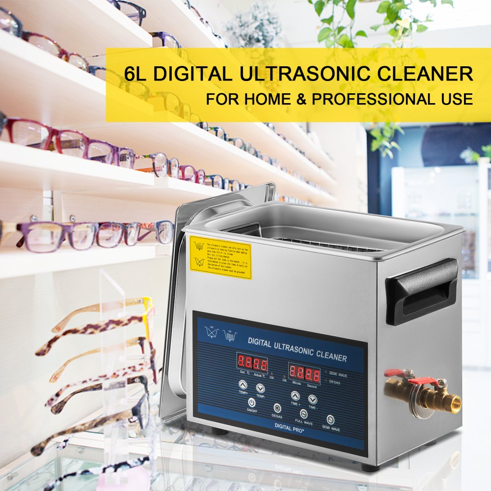 Ultrasoniline Puhastusmasin (6 L, 180 W, 28/40 kHz) – toote pilt 1