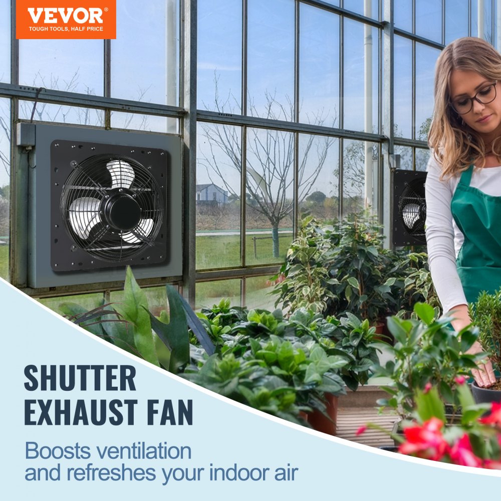 Ventilatsiooniventilaator Temperatuuri Niiskuse Kontrolleriga 254mm 843m³/h – toote pilt 1