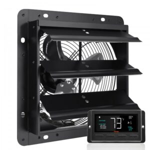 ventilatsiooniventilaator 254 mm EC-mootor – Ventilatsiooniventilaator Temperatuuri Niiskuse Kontrolleriga 254mm 843m³/h