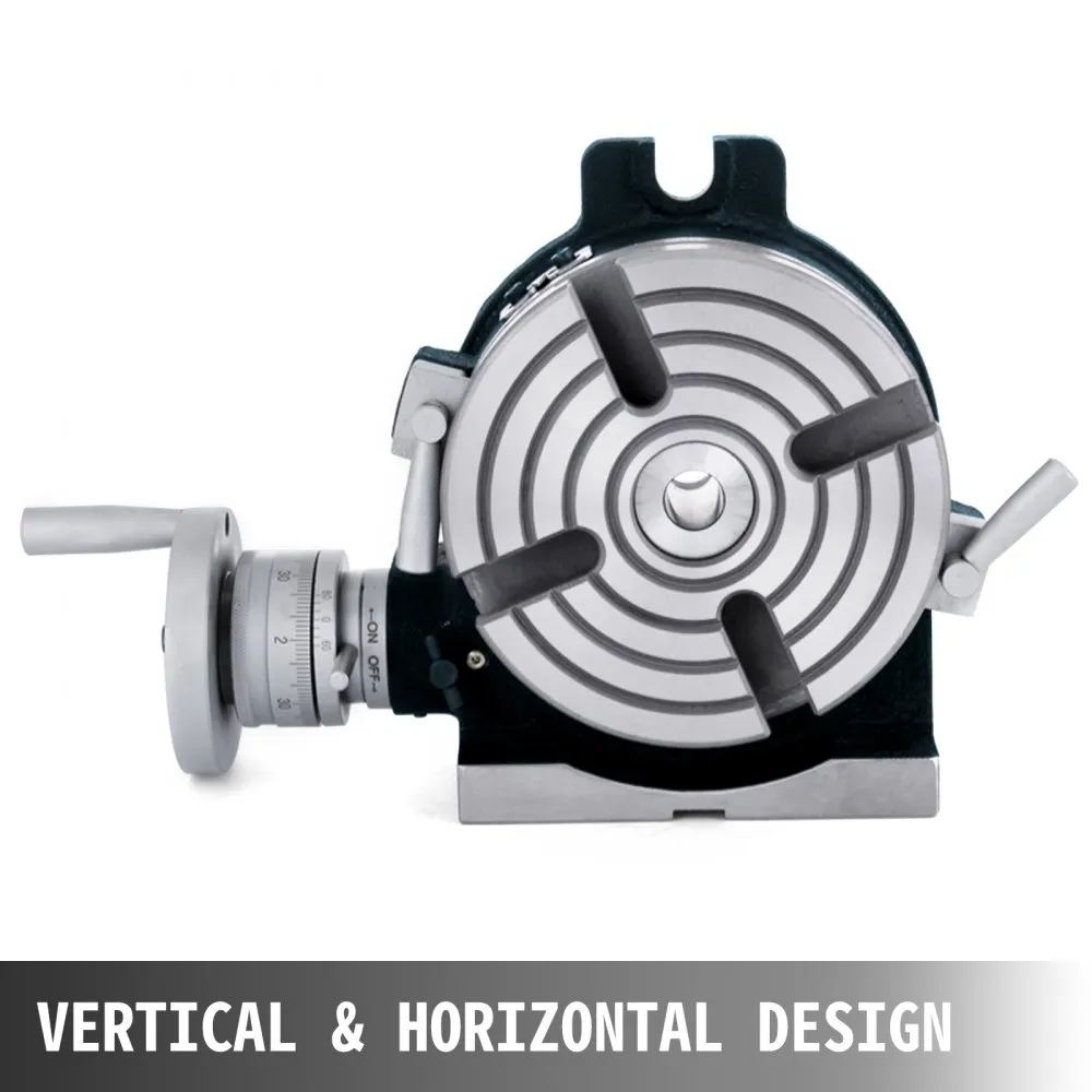 Vertikaalne ja horisontaalne pöördlaua komplekt (150 mm, 360°, HT200 valumaterjal) – toote pilt 1