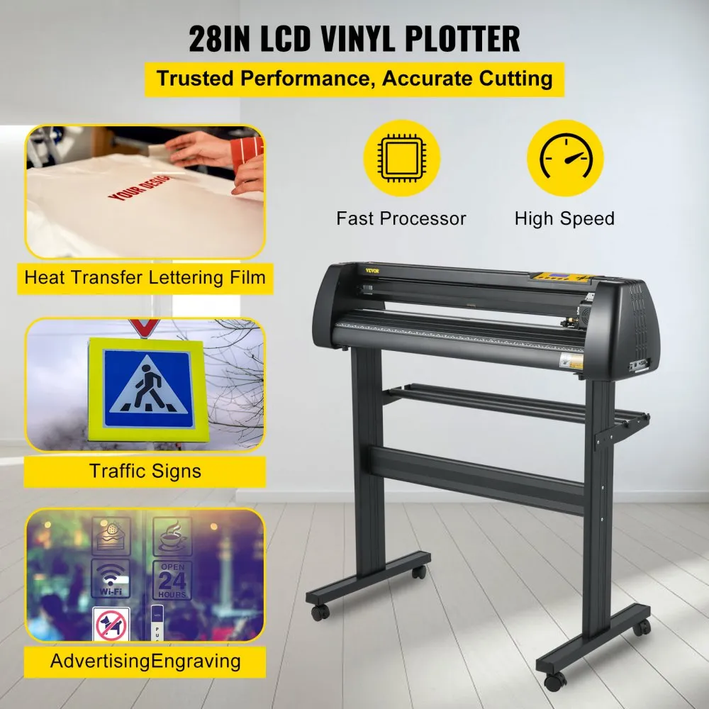 Vinüülilõikur Plotter (720 Mm, 630 Mm Lõikelaius, 500 G Surve) – toote pilt 1