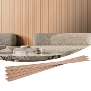 WPC akustilised seinapaneelid tuhapuu – WPC Akustilised Seinapaneelid (8 Tk, 244 x 15 Cm, Tuhapuu Viimistlus)